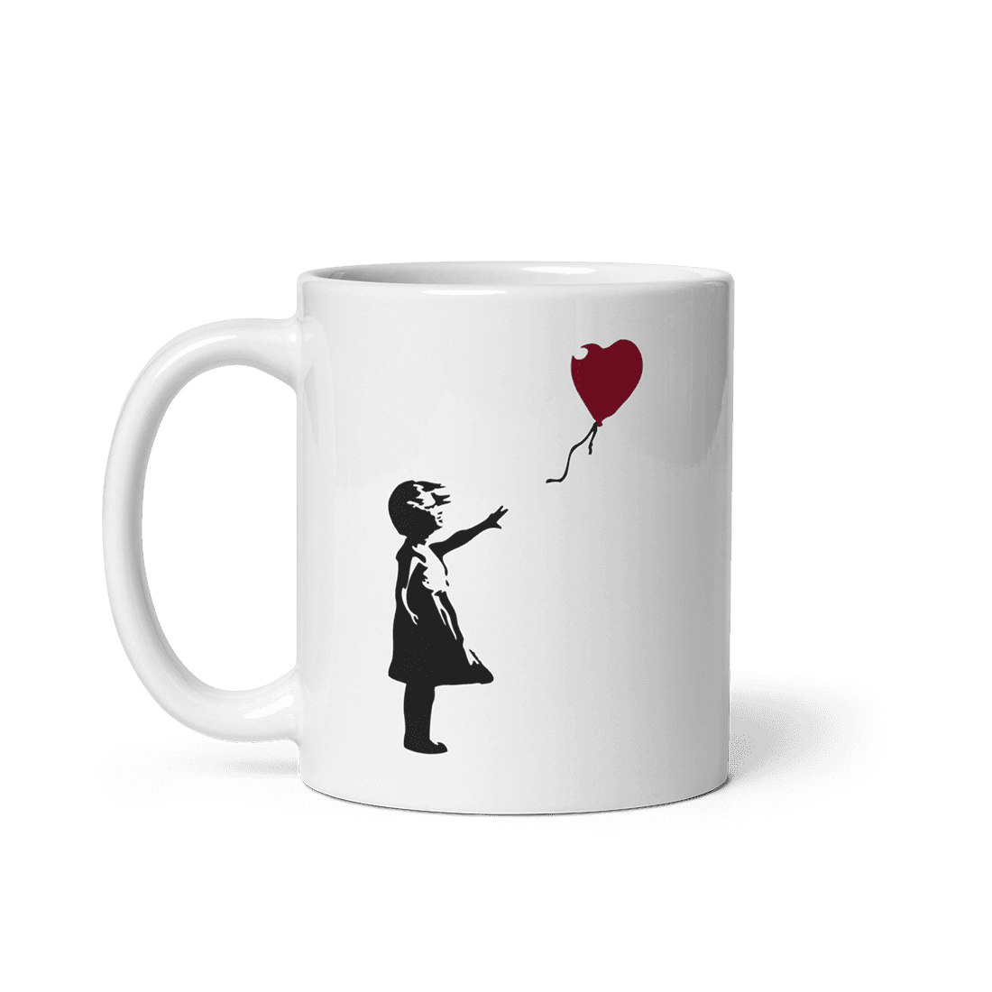 Banksy The Girl with a Red Balloon Artwork Mug