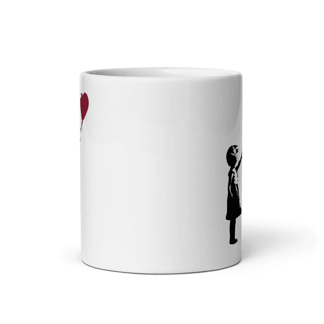 Banksy The Girl with a Red Balloon Artwork Mug