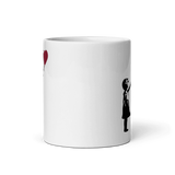 Banksy The Girl with a Red Balloon Artwork Mug