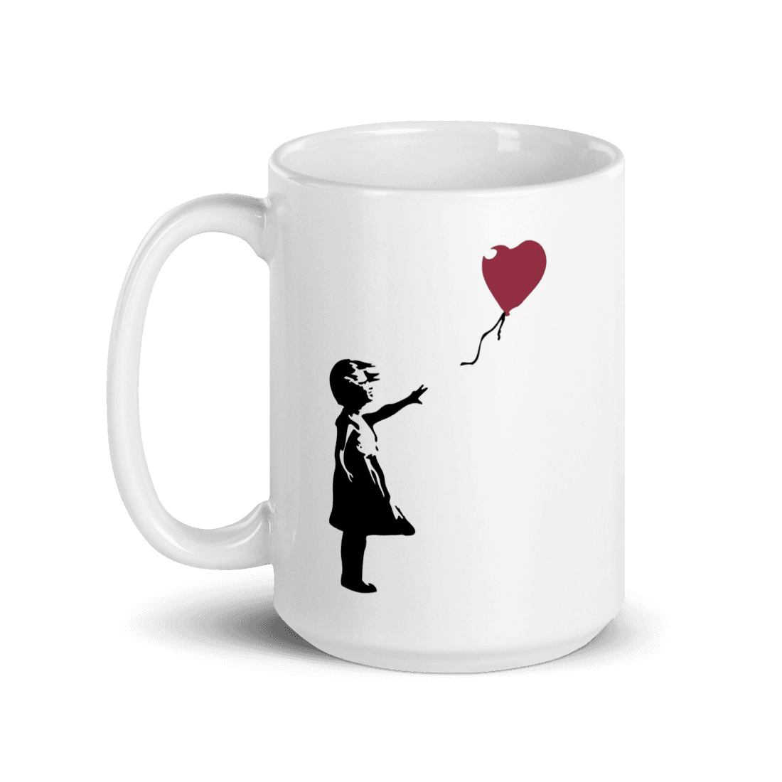 Banksy The Girl with a Red Balloon Artwork Mug