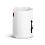 Banksy The Girl with a Red Balloon Artwork Mug