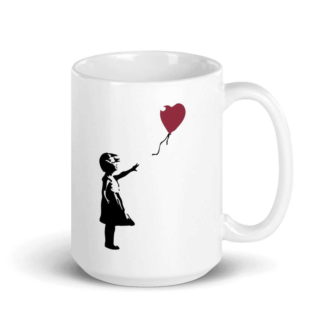 Banksy The Girl with a Red Balloon Artwork Mug