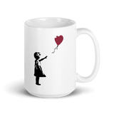 Banksy The Girl with a Red Balloon Artwork Mug