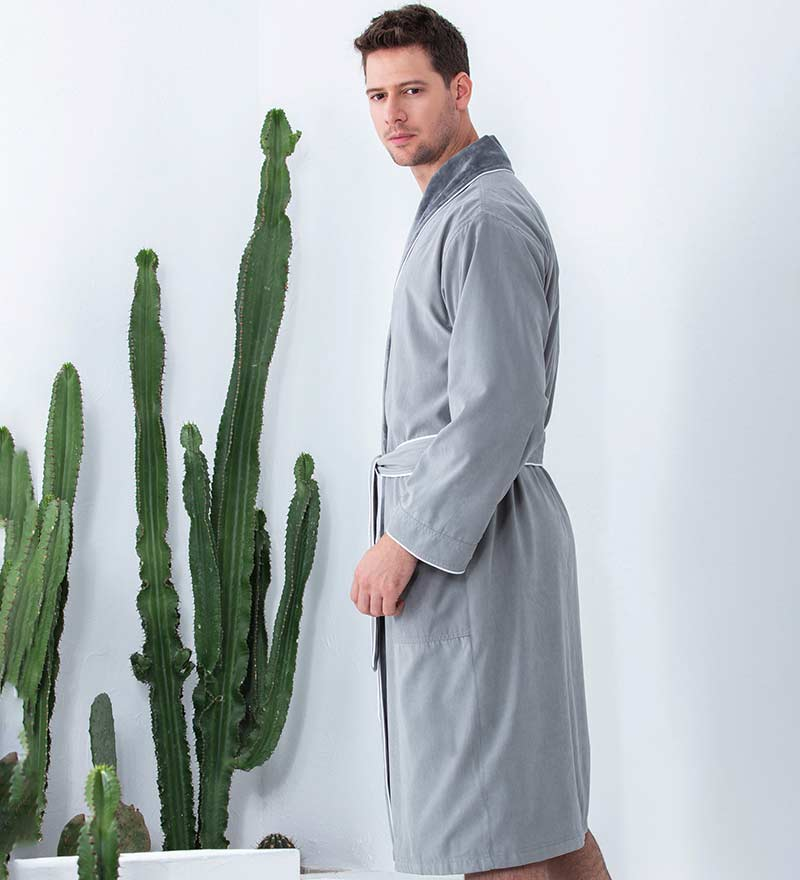 Men's Luxury Microfiber Spa Robe