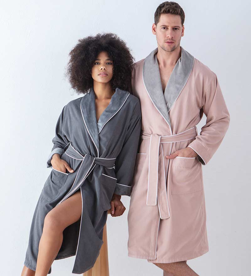 Men's Luxury Microfiber Spa Robe