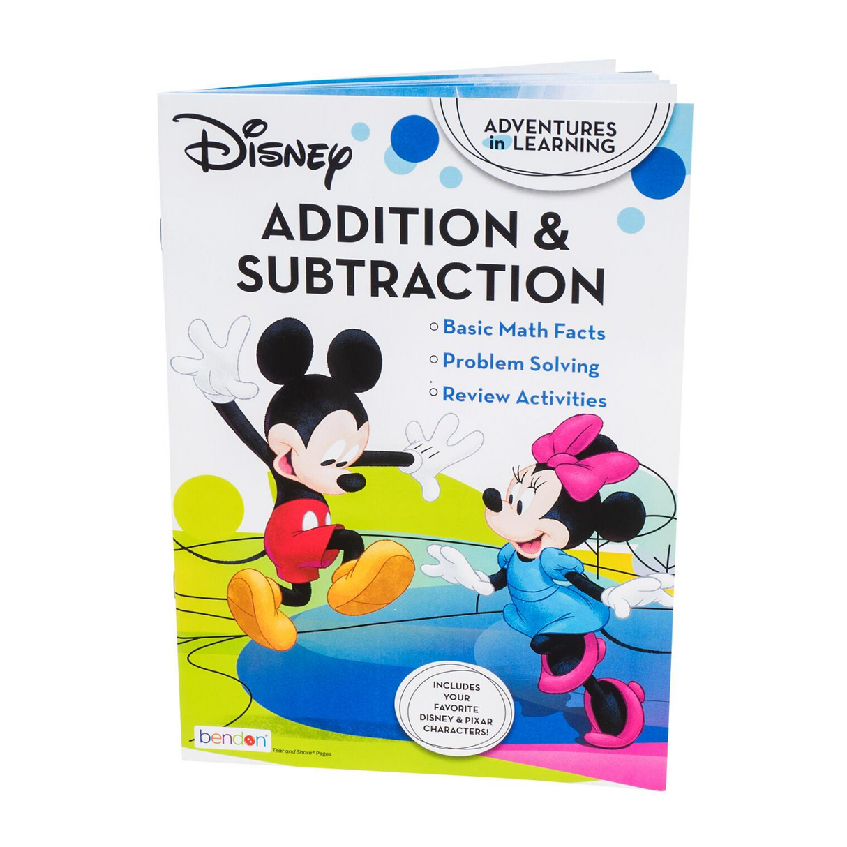 Disney Adventures in Learning Workbooks - Alphabet, Addition, and Subtraction