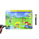 Skillmatics Educational Game : I Can Draw | Gifts & Preschool Learning for Kids Ages 3 to 6 | Reusable Activity Mats with 2 Dry Erase Markers