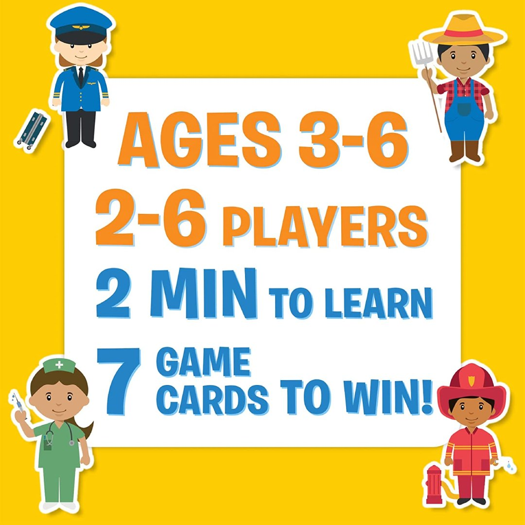 Skillmatics Card Game : Guess in 10 Junior Community Helpers | Gifts, Super Fun & Educational for Kids Ages 3-6