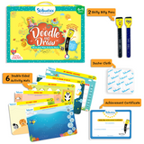 Skillmatics Educational Game : Doodle and Draw | Reusable Activity Mats with 2 Dry Erase Markers | Gifts & Creative Learning for Ages 6-9