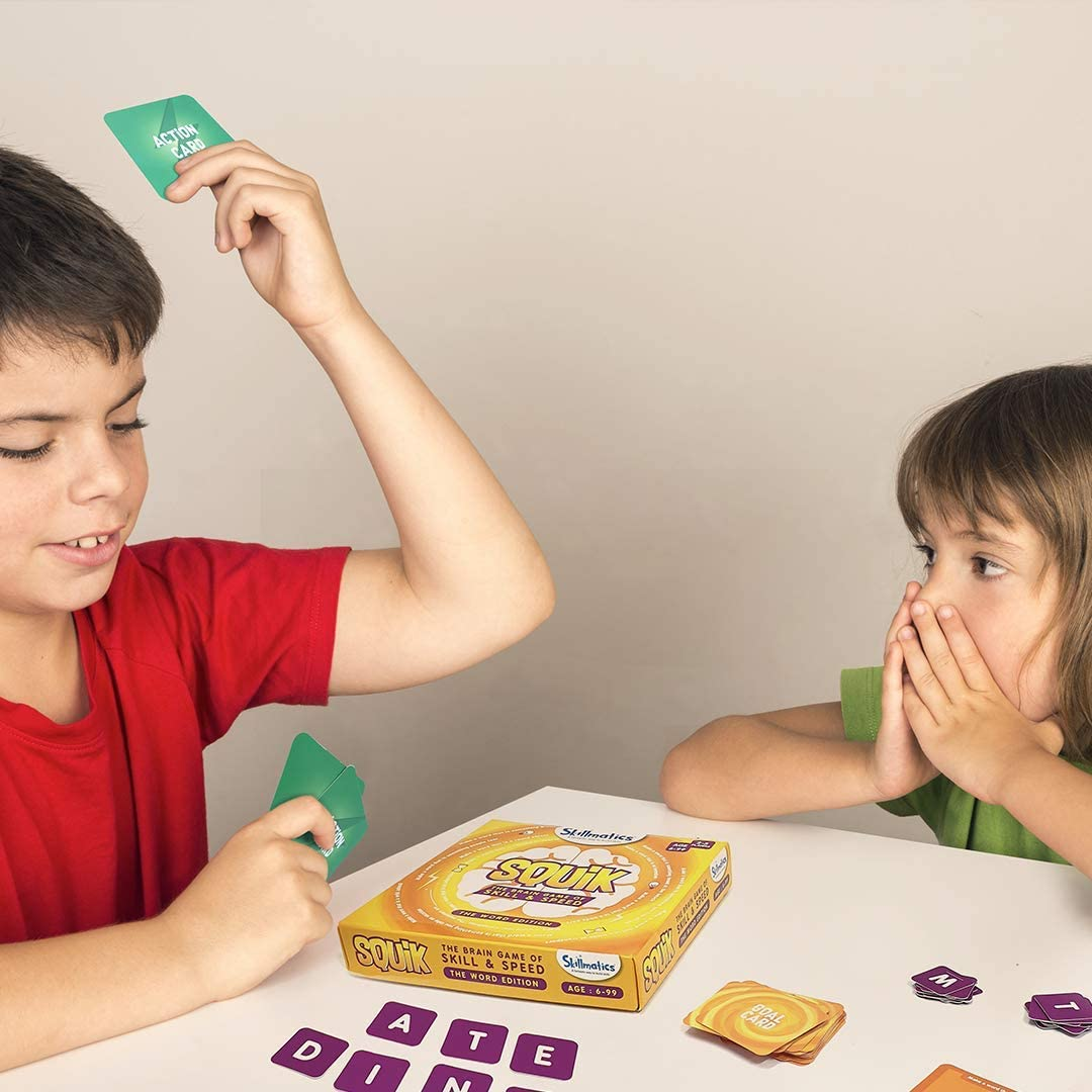 SQUIK The Word Edition - Educational Brain Game Helps Children Master Words