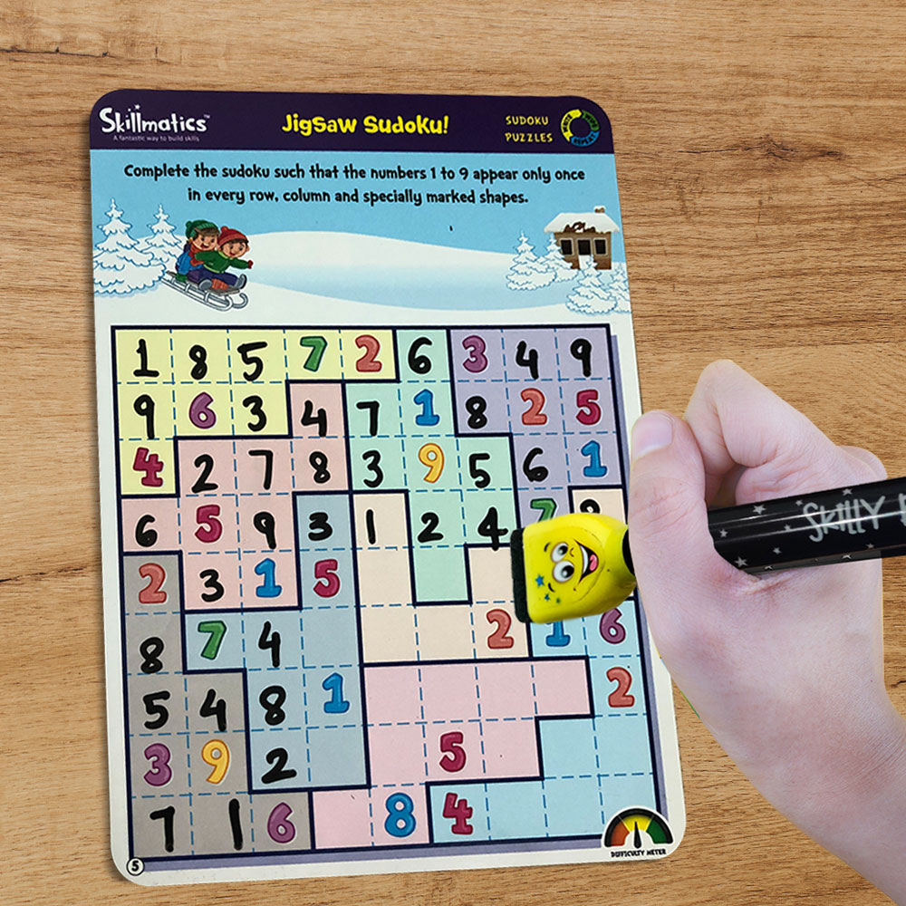 Sudoku Puzzles - Stimulate Child's Mind and Teach Creative Thinking