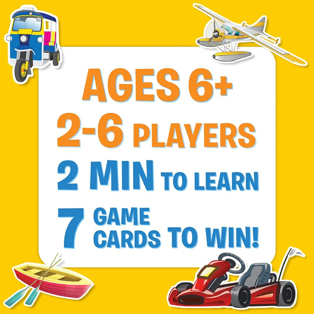 Skillmatics Card Game: Guess in 10 Things That Go! Gifts for 6 Years Old and Up, Quick Game of Smart Questions, For Travel & Family Game Night