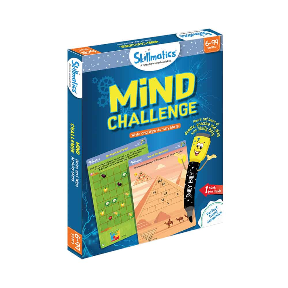 Mind Challenge - Test Your Mind And Keep You Engaged For Hours - Write and Wipe Activity Game For Kids