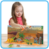 Skillmatics STEM Building Toy : My World Land of Dinosaurs | Gifts for Kids Ages 3-7 | Fun Learning & Educational Playset for Preschool Kids