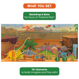 Skillmatics STEM Building Toy : My World Land of Dinosaurs | Gifts for Kids Ages 3-7 | Fun Learning & Educational Playset for Preschool Kids