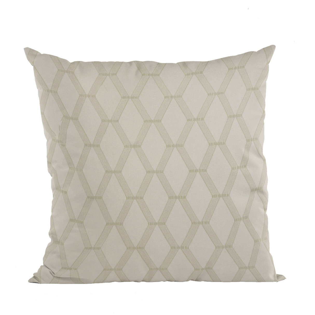 Plutus Wheat Diamond Shiny Fabric With Embroydery Luxury Throw Pillow