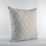 Plutus Wheat Diamond Shiny Fabric With Embroydery Luxury Throw Pillow