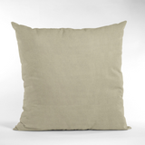 Plutus Oyster Solid Shiny Velvet Luxury Throw Pillow