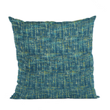 Plutus Sapphire New Planet Cut Velvet Luxury Throw Pillow