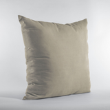 Plutus Brown Solid Shiny Velvet Luxury Throw Pillow