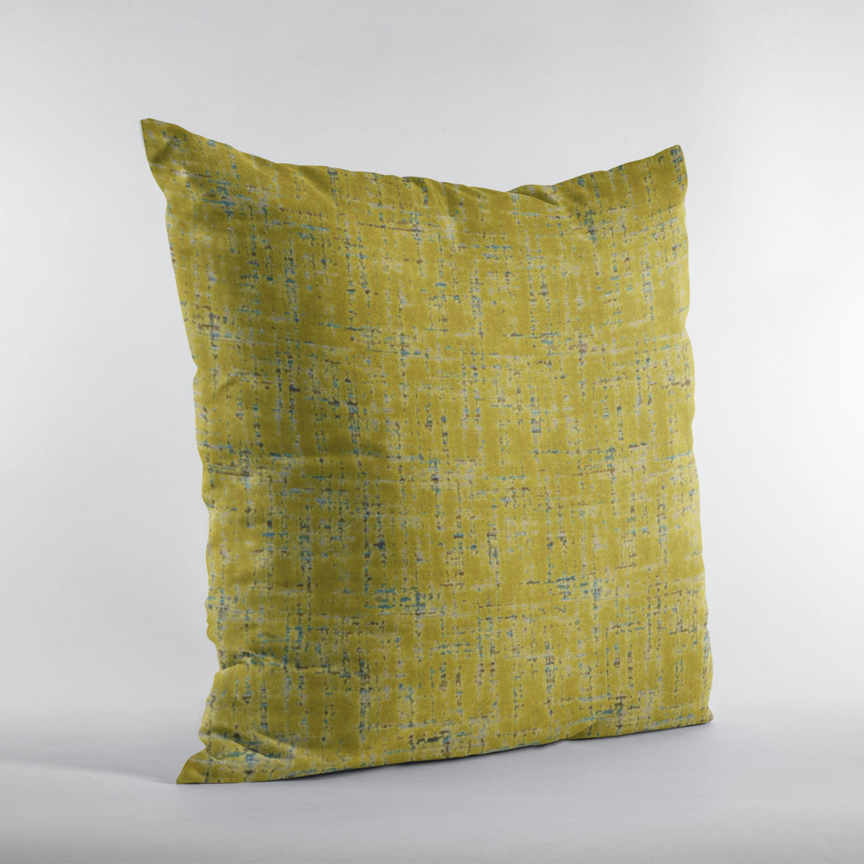 Plutus Sulfur New Planet Cut Velvet Luxury Throw Pillow