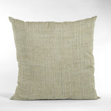 Plutus Flax Wall Textured Solid, With Open Weave. Luxury Throw Pillow