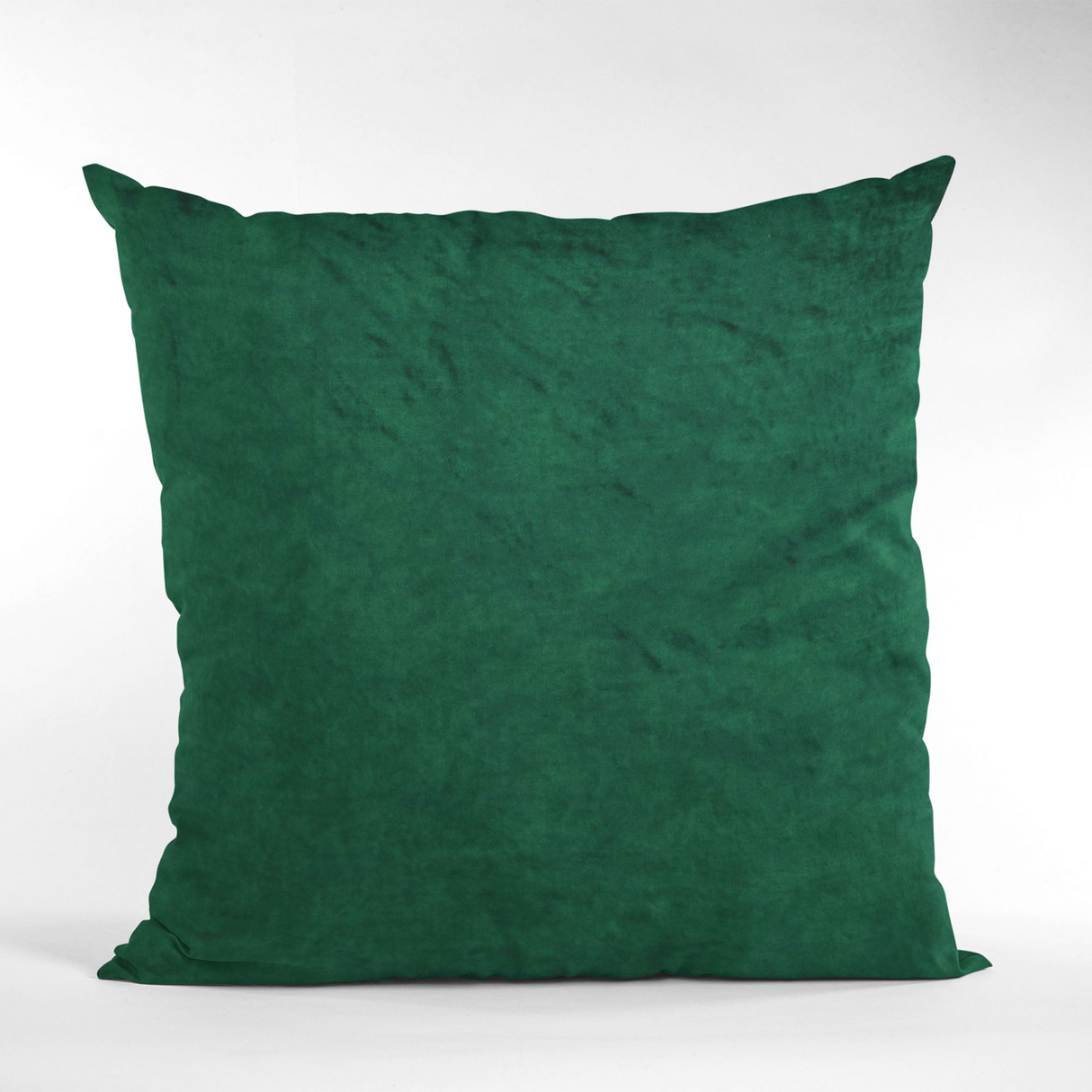 Plutus Emerald Lux Velvet Shiny Velvet Luxury Throw Pillow