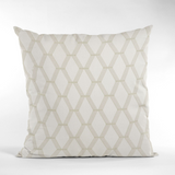 Plutus Pearl Diamond Shiny Fabric With Embroydery Luxury Throw Pillow