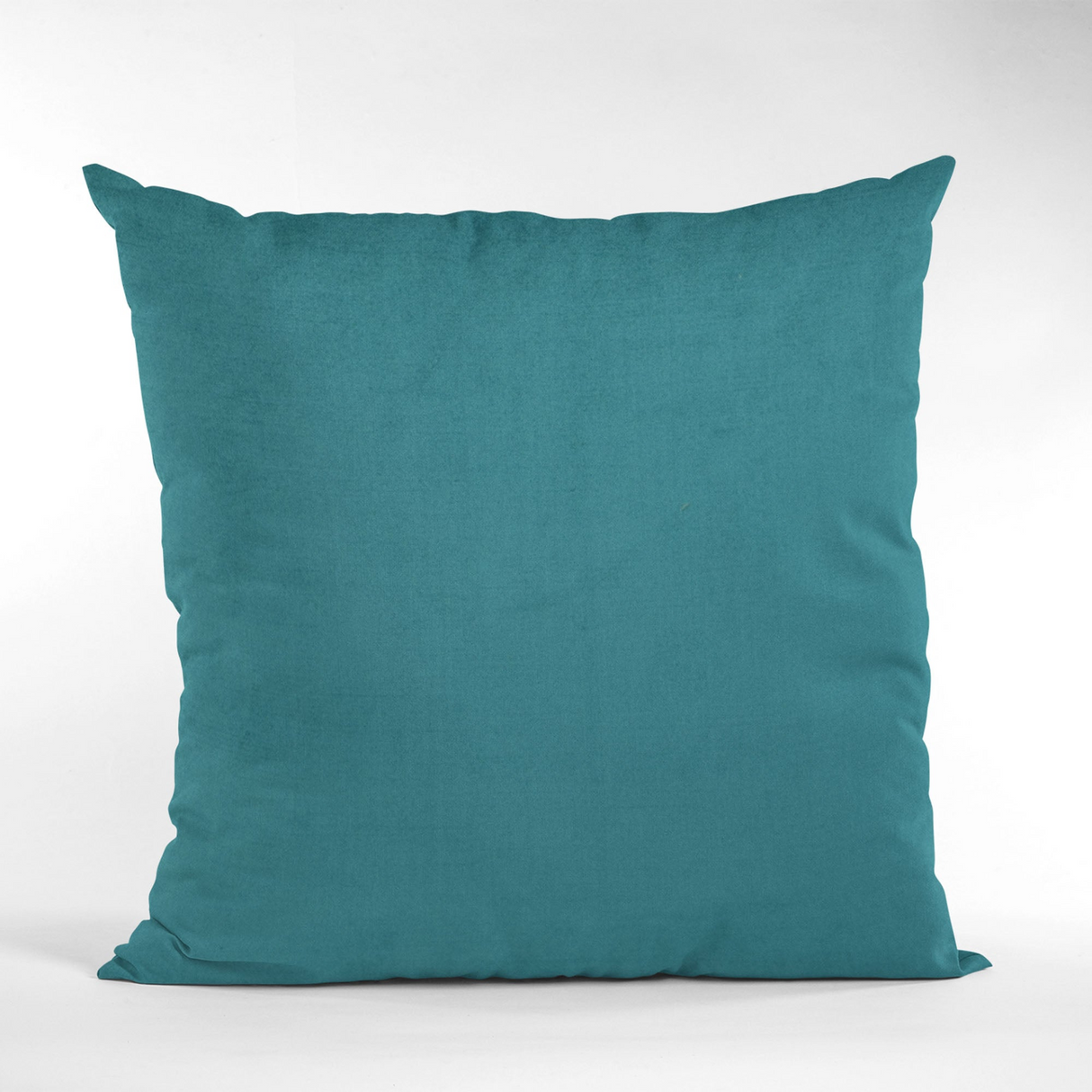 Plutus Sky Blue Solid Shiny Velvet Luxury Throw Pillow