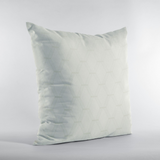 Plutus Vanilla Diamond Shiny Fabric With Embroydery Luxury Throw Pillow