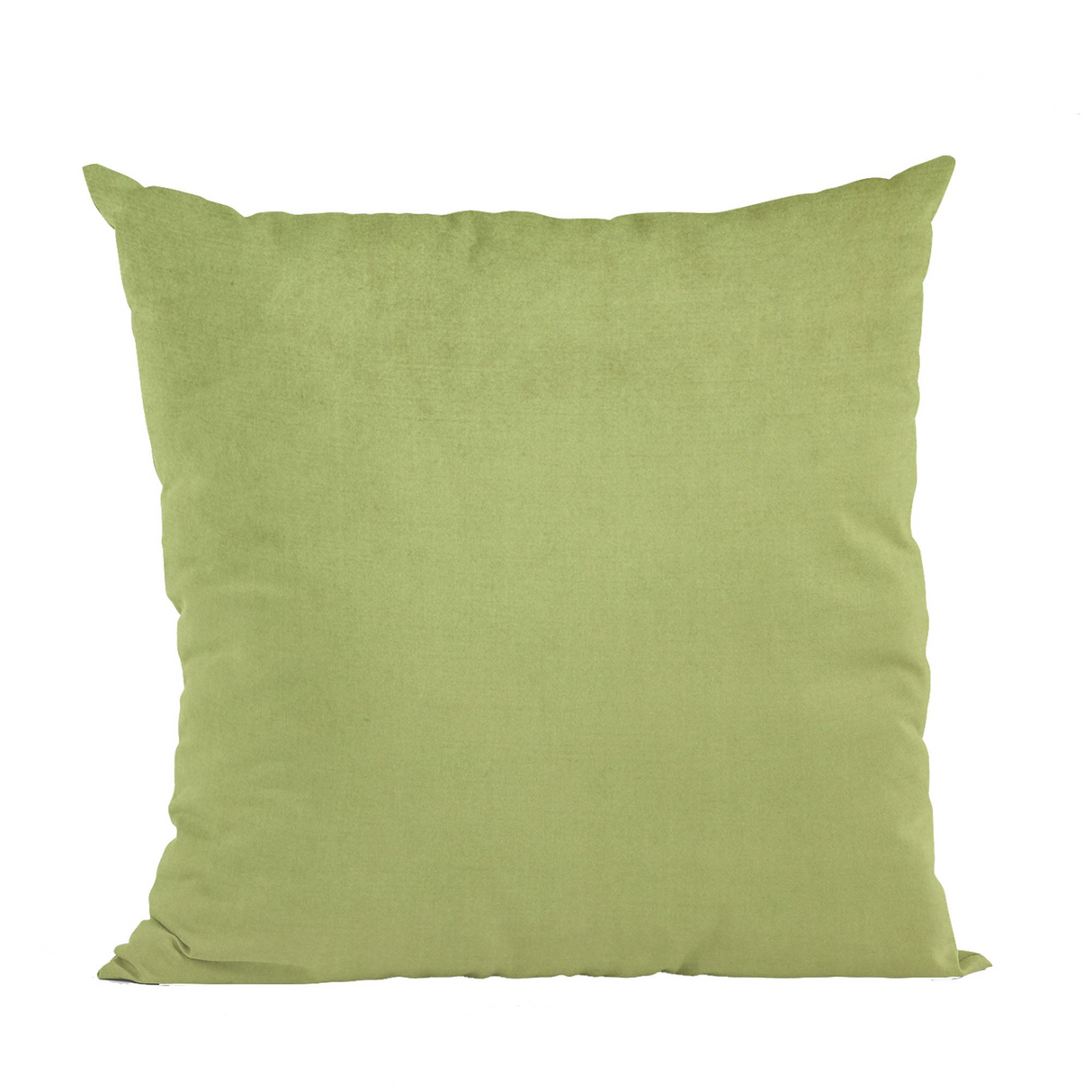 Plutus Lime Solid Shiny Velvet Luxury Throw Pillow