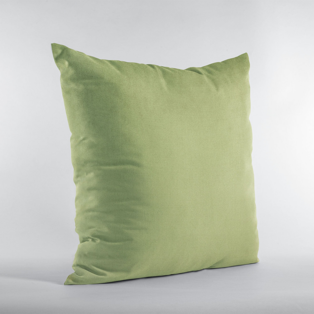 Plutus Lime Solid Shiny Velvet Luxury Throw Pillow