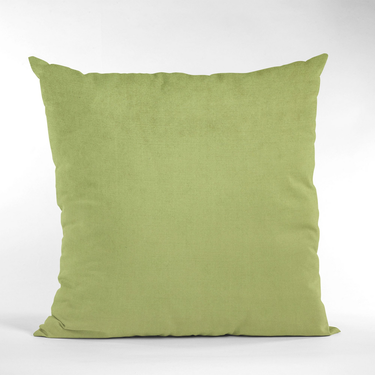 Plutus Lime Solid Shiny Velvet Luxury Throw Pillow