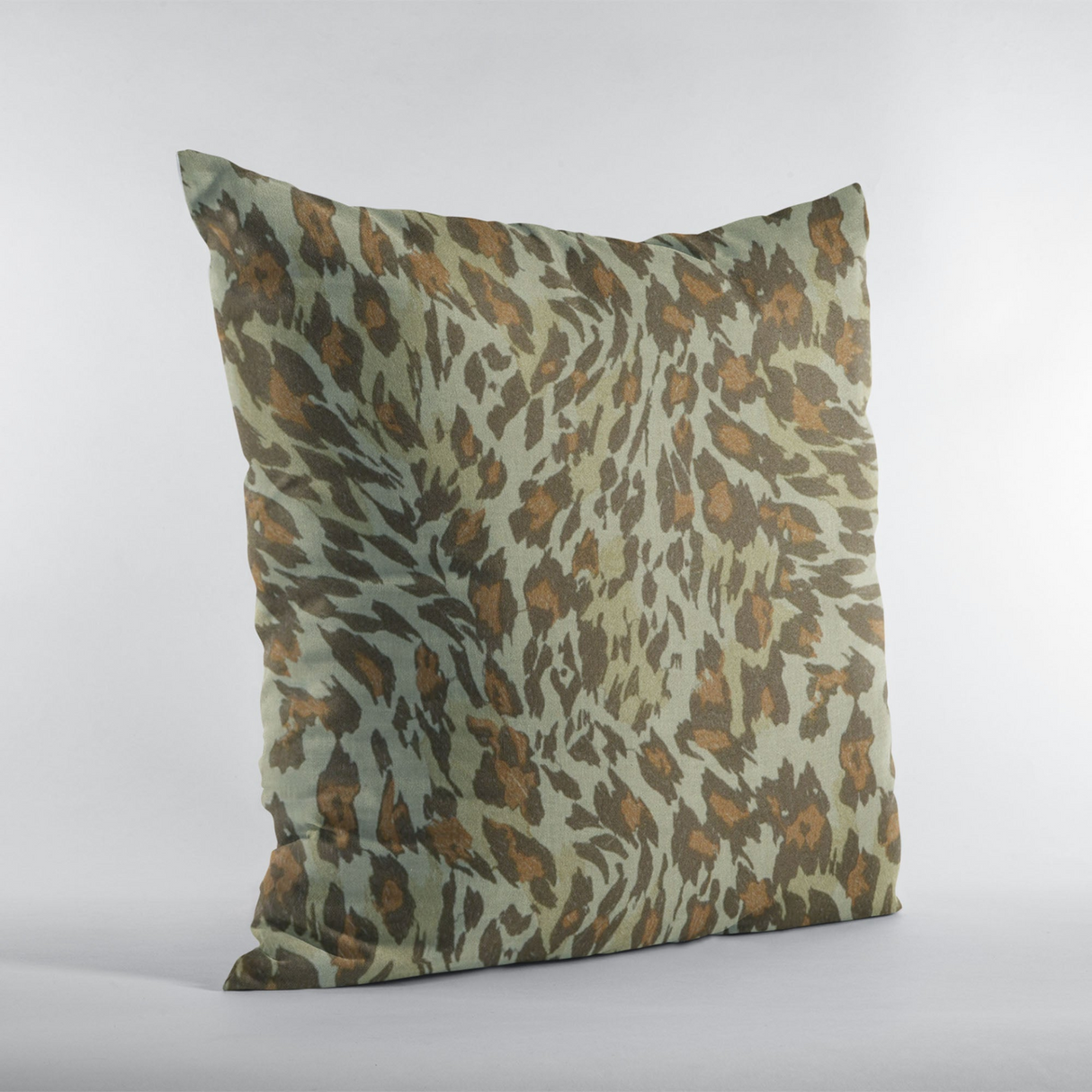 Plutus Safari Cheetah Embroydery Luxury Throw Pillow