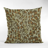 Plutus Safari Cheetah Embroydery Luxury Throw Pillow