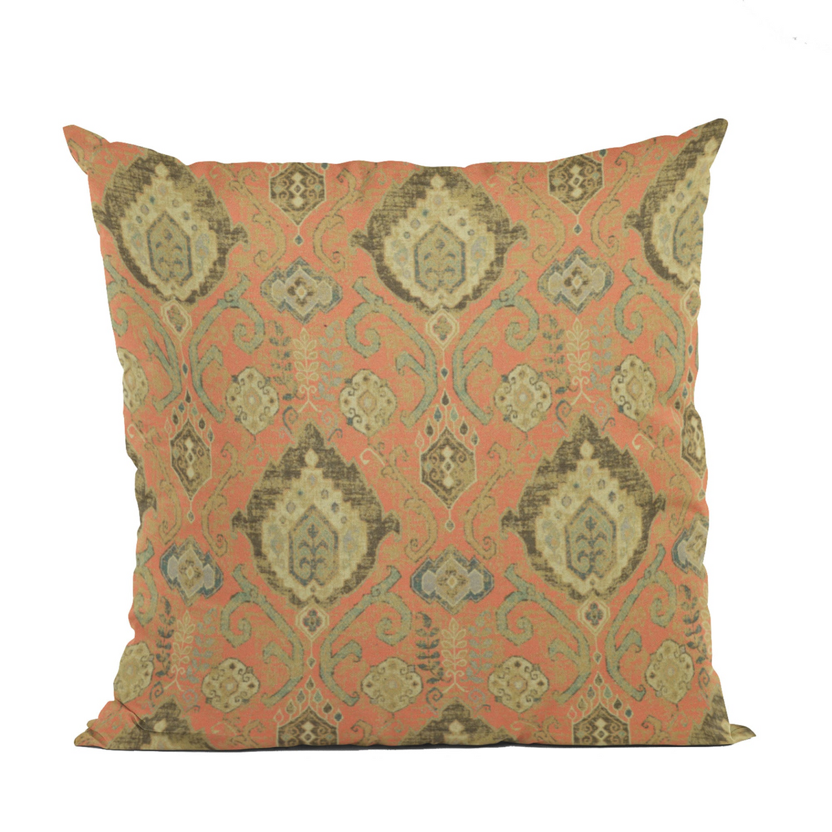 Plutus Terracotta Romero Woven Luxury Throw Pillow