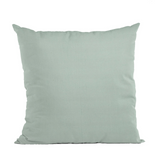 Plutus Aqua Solid Shiny Velvet Luxury Throw Pillow