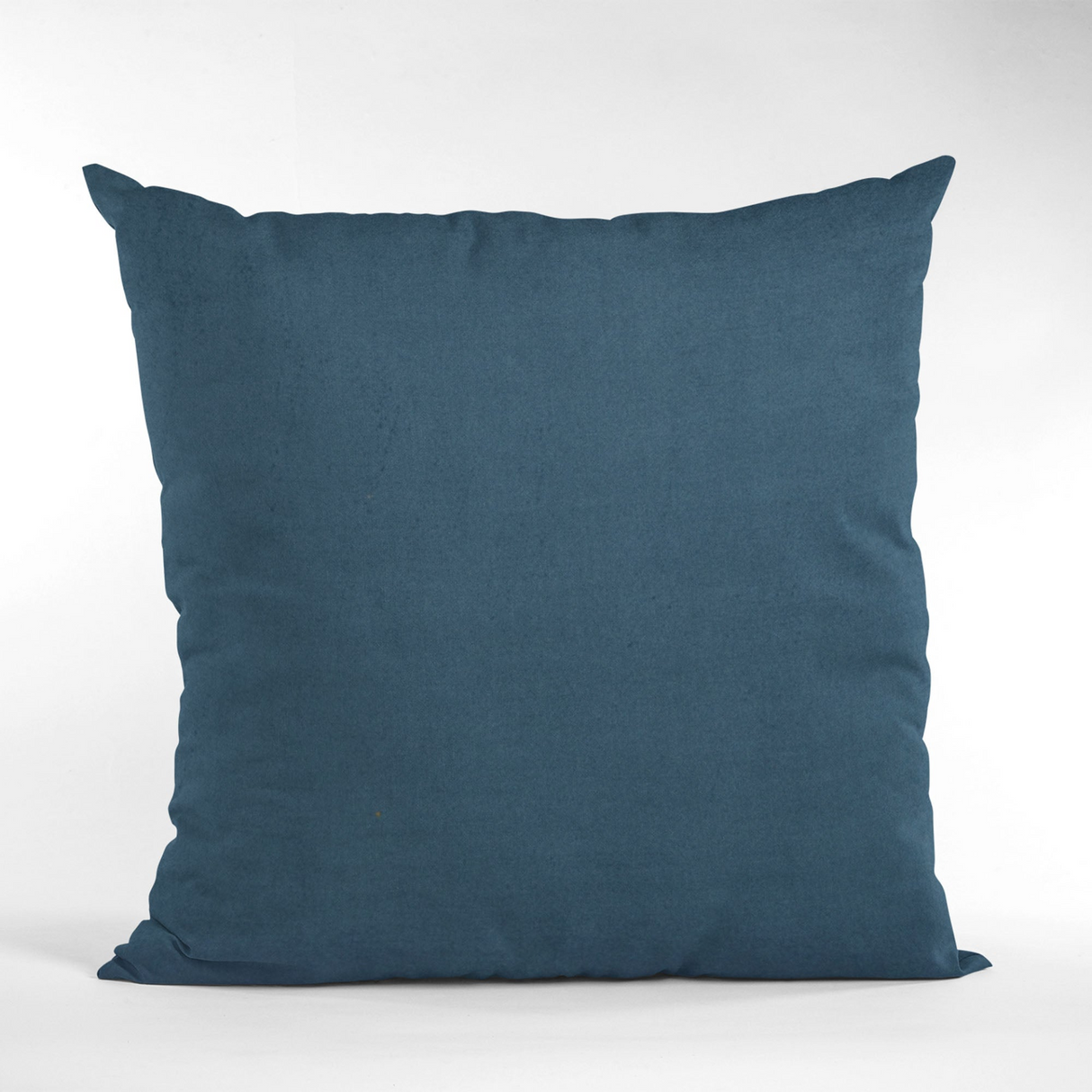 Plutus Navy Solid Shiny Velvet Luxury Throw Pillow