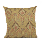 Plutus Vintage Gold Romero Woven Luxury Throw Pillow