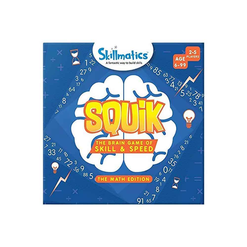 SQUIK The Math Edition - Arrange, Rearrange, Calculate, Swap And Steal! - Educational Activity Game For Kids