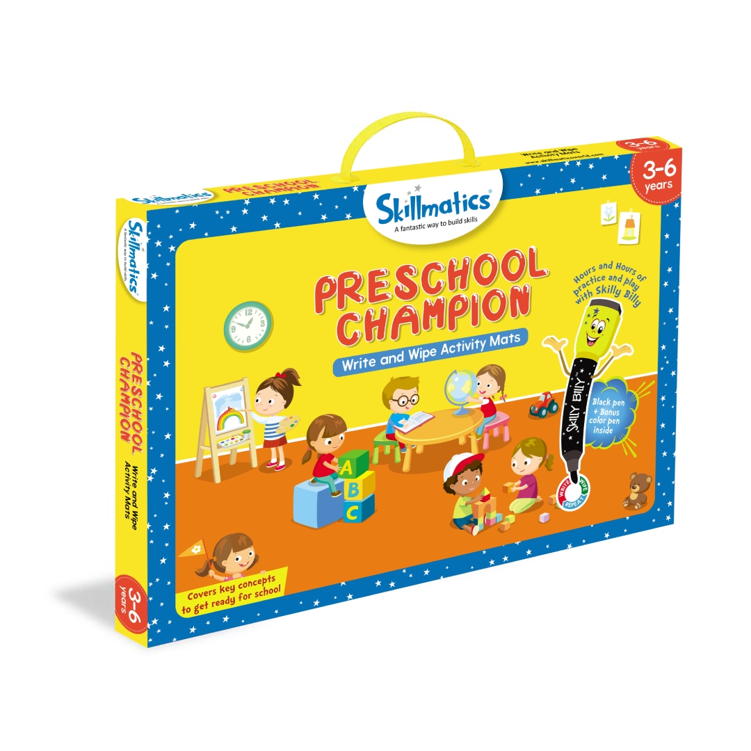 Preschool Champion - Prepare Your Children For Primary School - Write and Wipe Activity Game For Kids