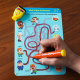 Dots and Mazes - Build Visual, Tracking And Observation Skills And Improve Kid’s Reading Abilities - Write and Wipe Educational Activity Game For Kids