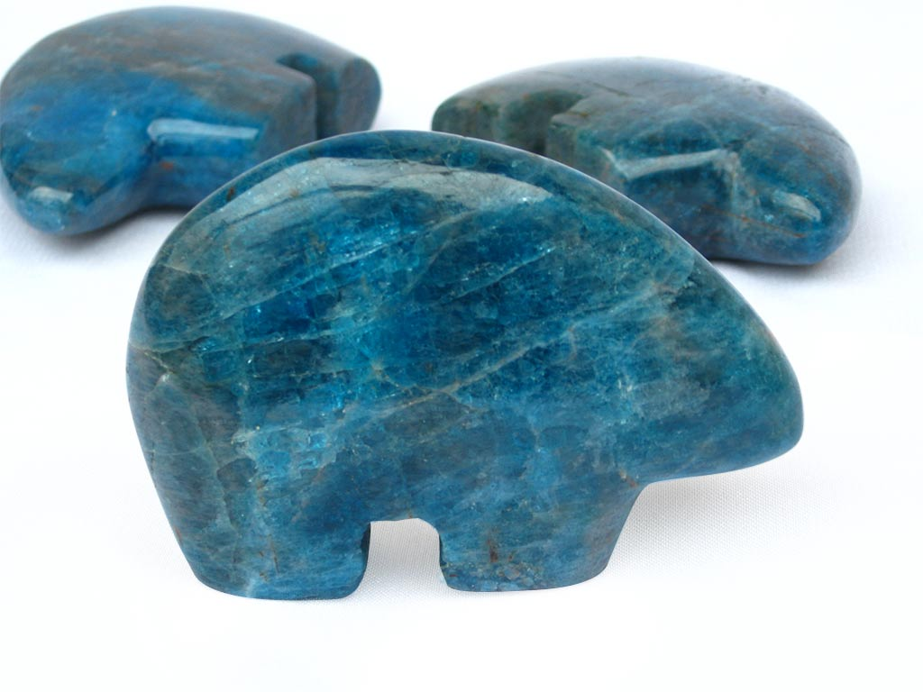 Blue Apatite Fetish Bears