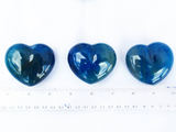 Valentines Gift Blue Agate Decorative Hearts- sold per piece