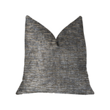 Drizziling Mist Gray Luxury Throw Pillow