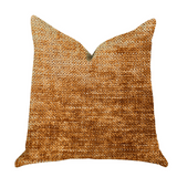 Aureila Brown Bronze Luxury Throw Pillow