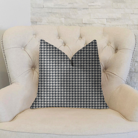 Element Black and White Luxury Throw Pillow