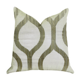 Morrocan Villa Light Grass Luxury Throw Pillow