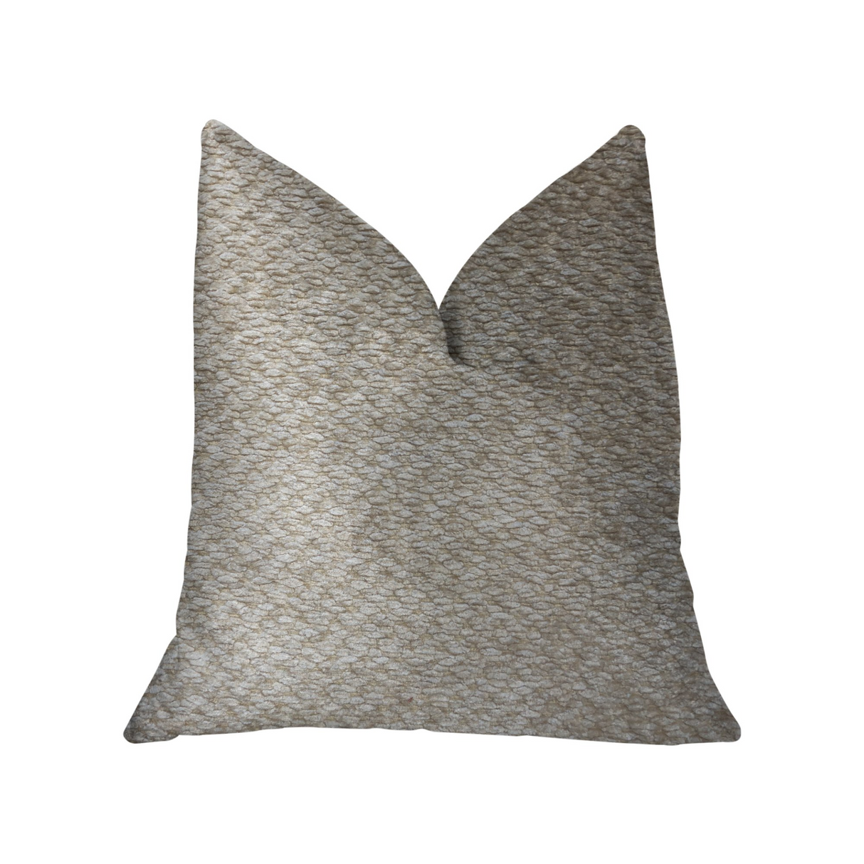 Crème Brulee Beige Luxury Throw Pillow