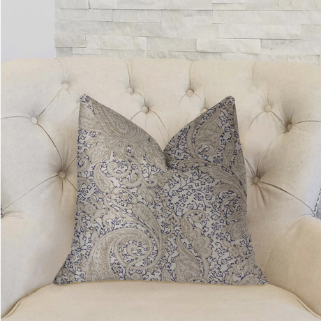 Quartz Skye Beige Luxury Throw Pillow